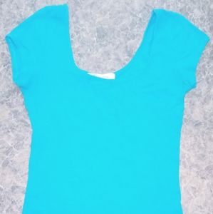 Twenty one medium blue top